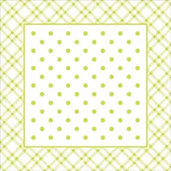 Mank Tassendeckchen aus Tissue mit Folienbeschichtung, 90x90 mm, 250 Stück - Antonia in Lime - Einweg Untersetzer