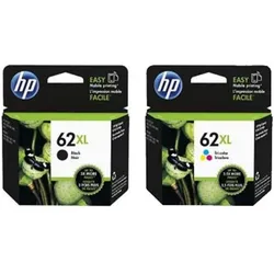 HP, Druckerpatrone, 2 Original 62XL Tinte Patrone OfficeJet 200c 202 250 5740 5742 5744 5746 8000