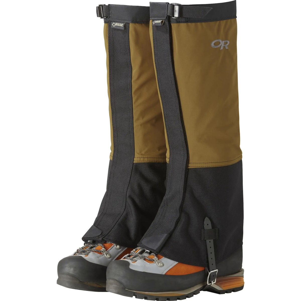 Outdoor Research Men's Crocodile Gaiters ochre/black (1702) S 2431181702006