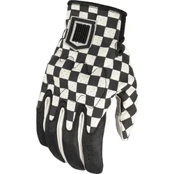 Icon Airform Slabtown Checkered perforierte Motorrad Handschuhe S