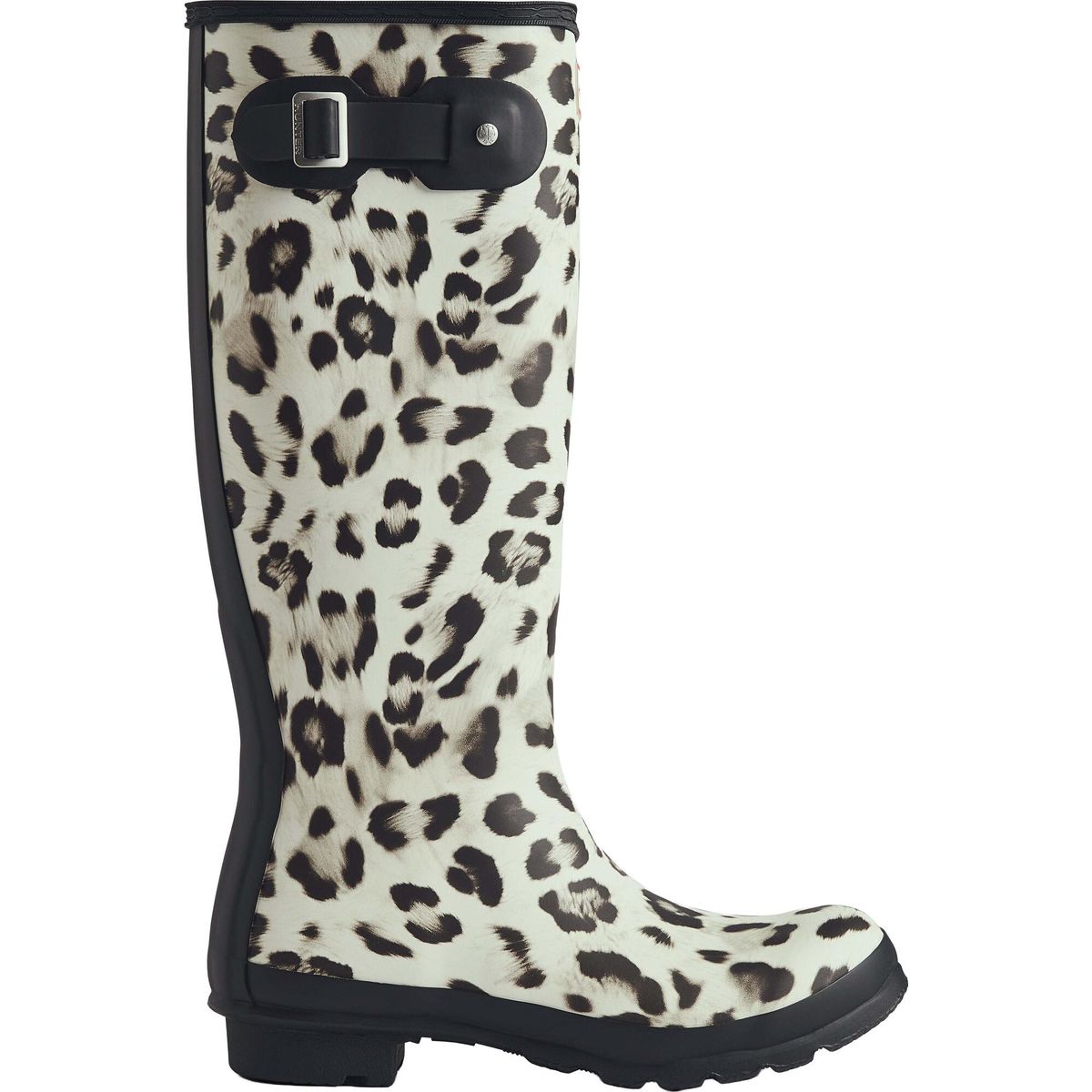 Hunter Womens Original Tall Insulated Snow Leop snow leopard/black (LK) 9 HFRW0007262-LK-9