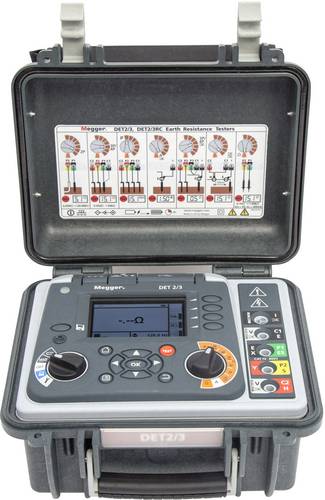 Megger DET2/3 EARTH TESTER, 50M KIT, LG1/P2 Erdungsmessgerät
