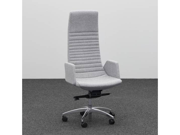 Bürodrehstuhl Narbutas North Cape mit Fixarmlehnen, Grau, Neu, Ergonomischer Stuhl - ideal für flexibles Arbeiten