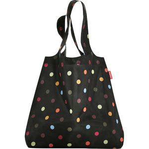 Reisenthel Einkaufstasche Mini Maxi Shopper, dots, aus Polyester, in sich verstaubar, mit Henkeln, 42 x 60 cm