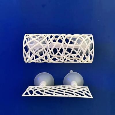 Inspire Select Betta Fish Cave Hideout With Hammock Hollow Tunnel Aquarium Decoration For Shrimp & Crayfish white