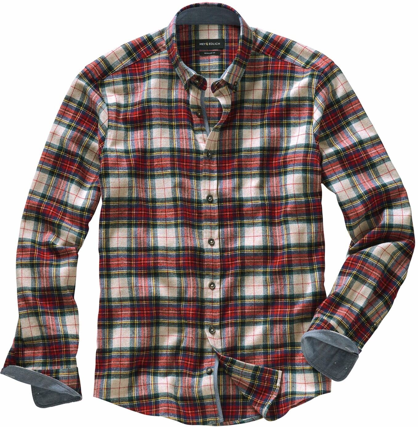 Mey & Edlich Stewarts Flanellhemd Rot 41