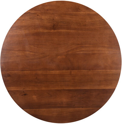 Miliboo Runder Design-Tisch aus Massivholz L115 cm BANDOL