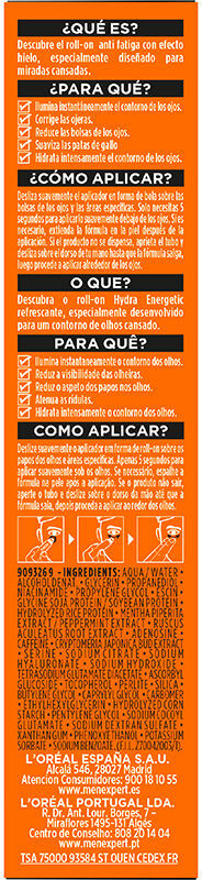 L'Oréal París Men Expert hydra energético roll-on olhos 10 ml