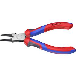 Knipex 22 02 160 Werkstatt Rundzange Gerade Chrom-Vanadium Elektrostahl 160 mm