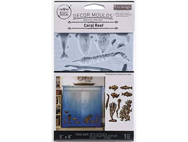 Prima Marketing Re-Design Mould 5 X8 X8mm-Coral Reef