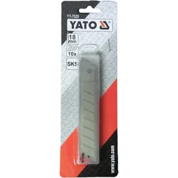 Abbrechklingensatz 18mm für Cuttermesser – 10 Klingen Yato YT-7529