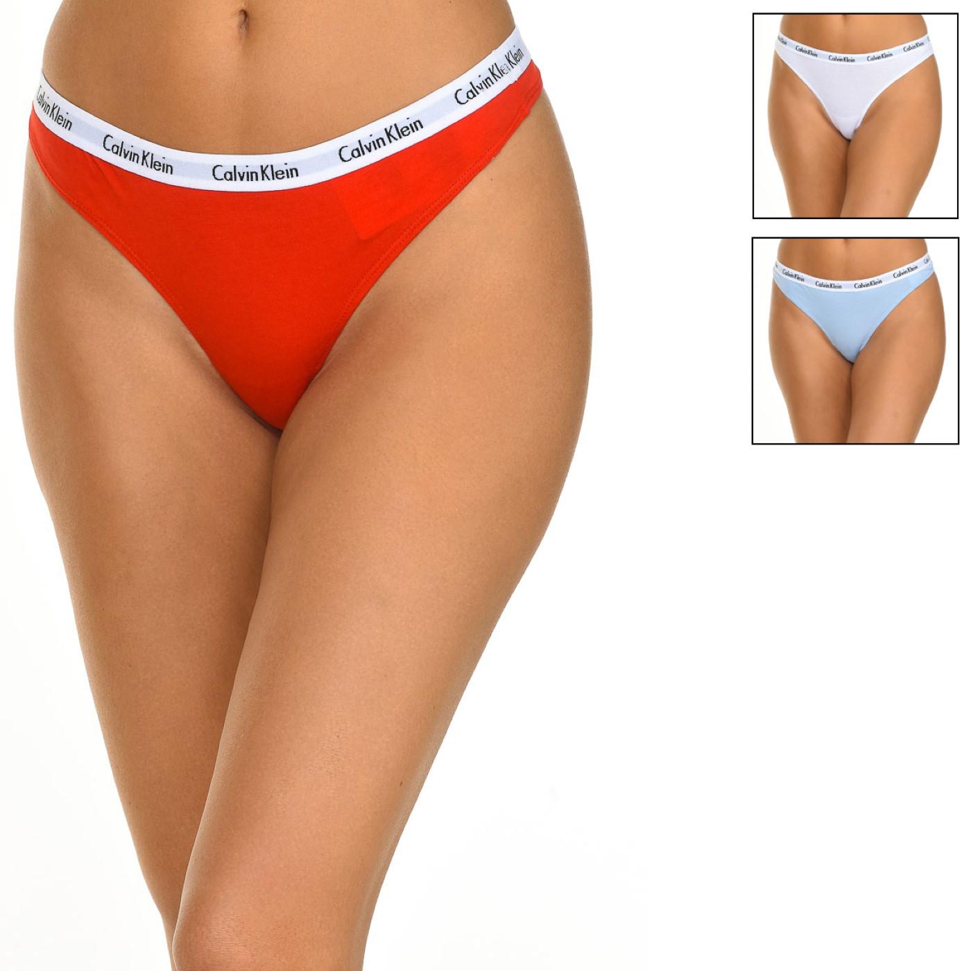 Pack 3 Calvin Klein Tangas