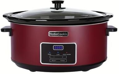 Zing Homecookin 6,7 Quart Digital Programmable Slow Cooker
