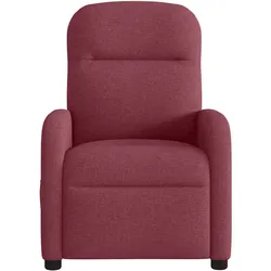 vidaXL Relaxsessel Weinrot Stoff