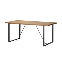 Esstisch Aus massivem Akazienholz  ¦ holzfarben ¦ Maße (cm): B: 85 H: 76