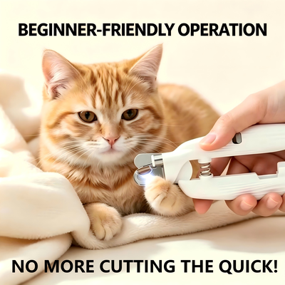 Happy Pet Pantry SafeGlow LED Pet Nail Clippers Precision Dog & Cat Nail Trimmer Tool SafeGlow LED Pet Nail Clippers Precision Dog & Cat Nail Trimmer Tool
