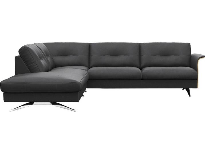 FLEXLUX Ecksofa Glow, super bequem durch hochwertigem Sitzaufbau mit Federkern, L-Form, Skandinavisches Design, In hochwertiger Verarbeitung