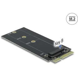 DELOCK SATA 22 Pin Stecker zu M.2 Key B Slo Adapter