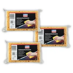 3x Reinigung LIQUI MOLY 1549 Auto-Wasch-Schwamm Autowäsche Autopflege Autoschwamm