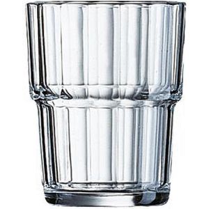 Arcoroc Trinkgläser Norvege ARC 60026 Stapelbecher, 160ml, 6 Stück
