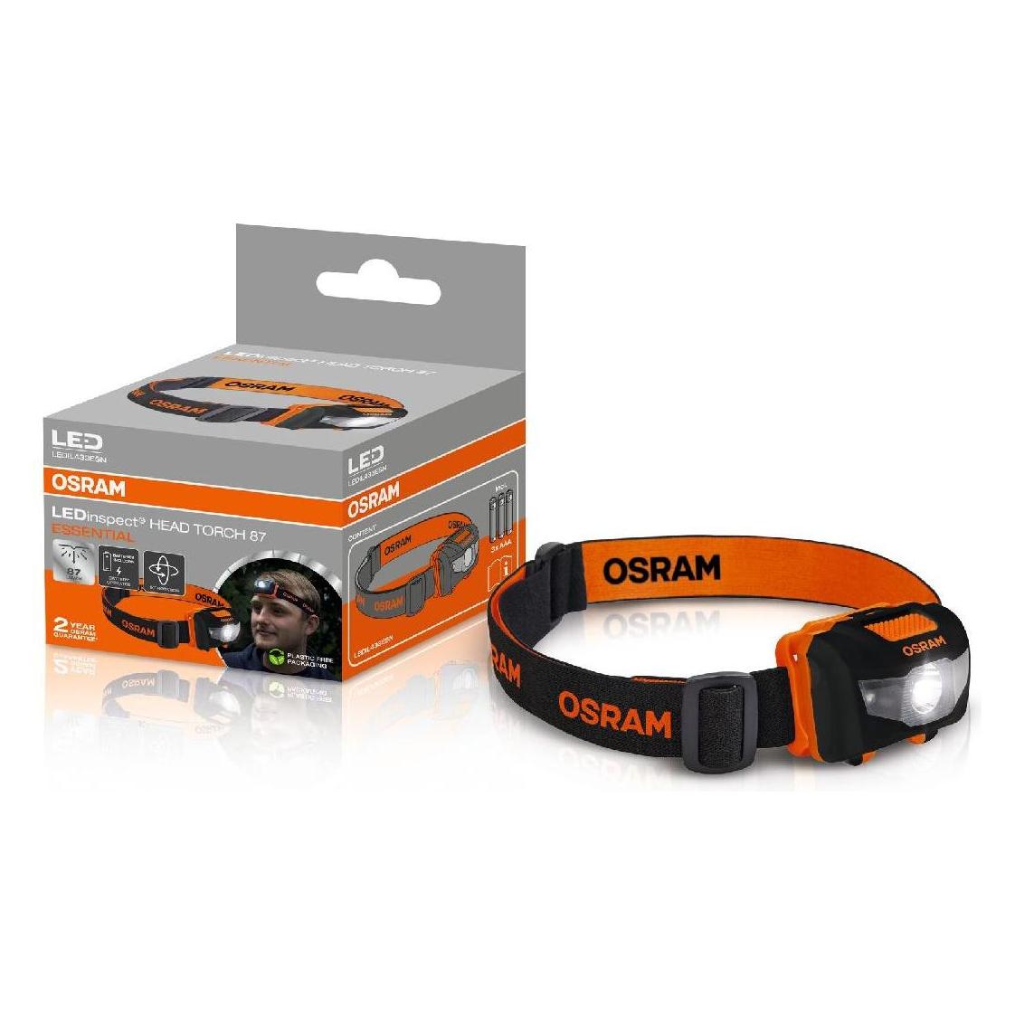 Osram HEAD TORCH 87 ESSENTIAL Stirnlampe 87 lm LEDIL433ESN (87 lm) (LEDIL433ESN)