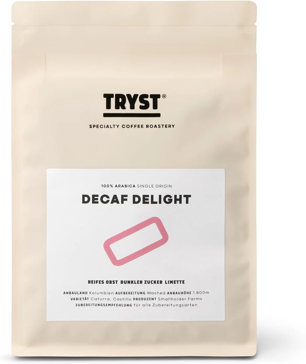 Tchibo - Tryst - Decaf Delight Omni-Roast - 250 g Ganze Bohne - Intensität: 3/6