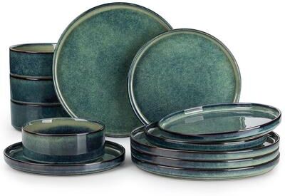 vancasso Starry Stoneware Glossy Elegance Glaze Dinnerware Set