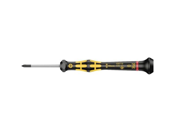 Wera 05030119001 1550 Kraftform Micro kruiskopschroevendraaier, PH 0 x 40 mm