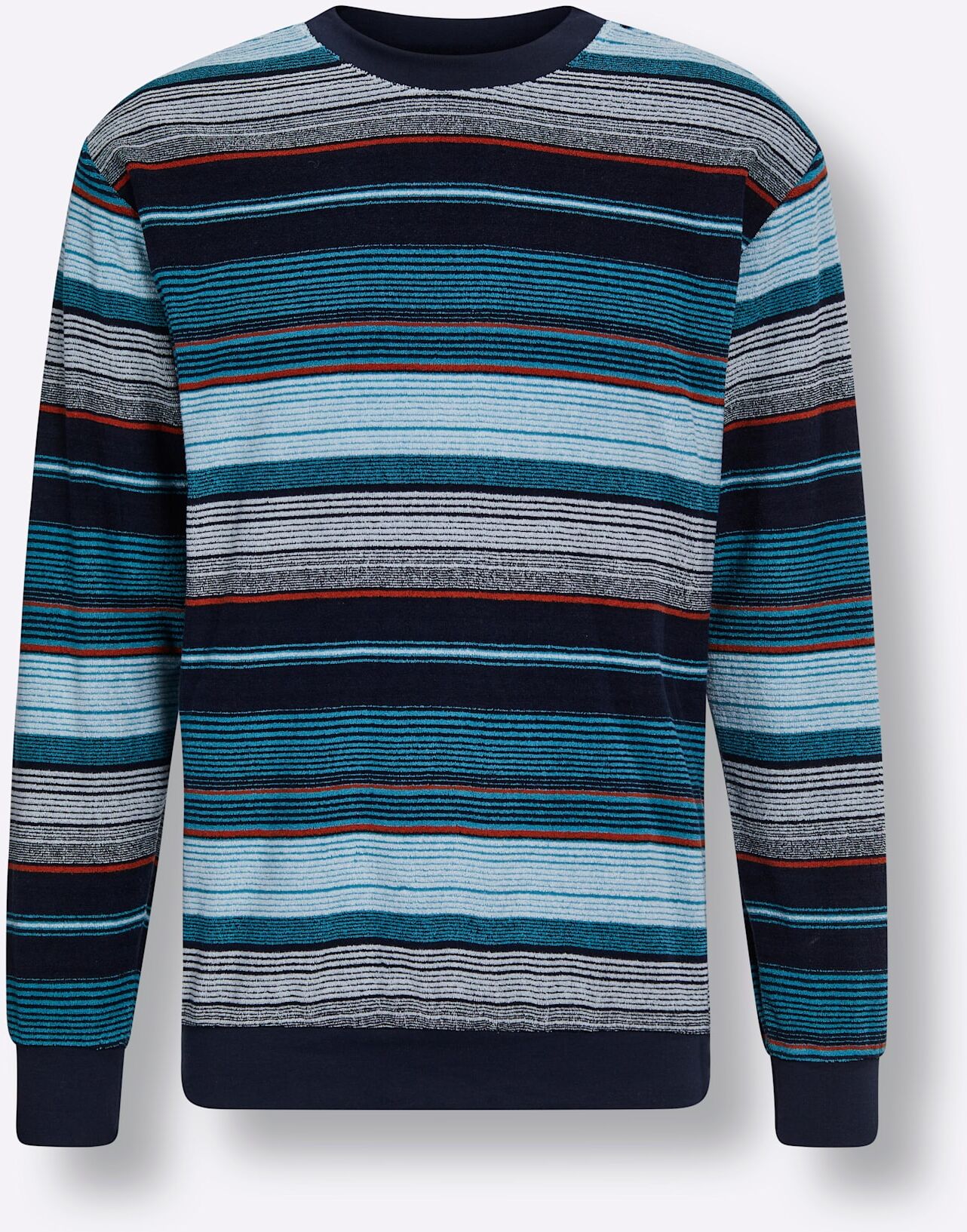 Normann Copenhagen Schlafanzug NORMANN, Herren, Gr. 60/62, blau (nachtblau, ozean, gestreift), 80% Baumwolle, 20% Polyester, Homewear-Sets Schlafanzug