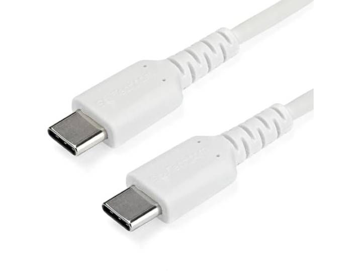 StarTech 2m USB-C naar USB-C Robuuste Laadkabel, 60W PD, USB 2.0, Wit