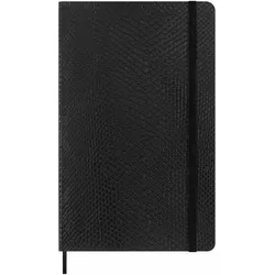 Moleskine, Heft + Block, Vegea Boa Notizbuch, Large/A5, liniert, weicher Einband, schwarz (A5, Large, Liniert, Weicher Einband)