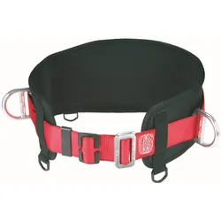3M PROTECTA Haltegurt mit Stechrahmenverschluss und Hüftpolster, rot, mittel/groß, AB004132