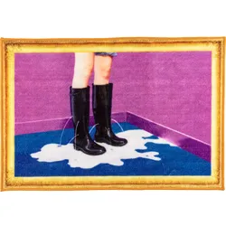 Toiletpaper Milky Boots Badezimmermatte 60 x 90 cm rechteckig