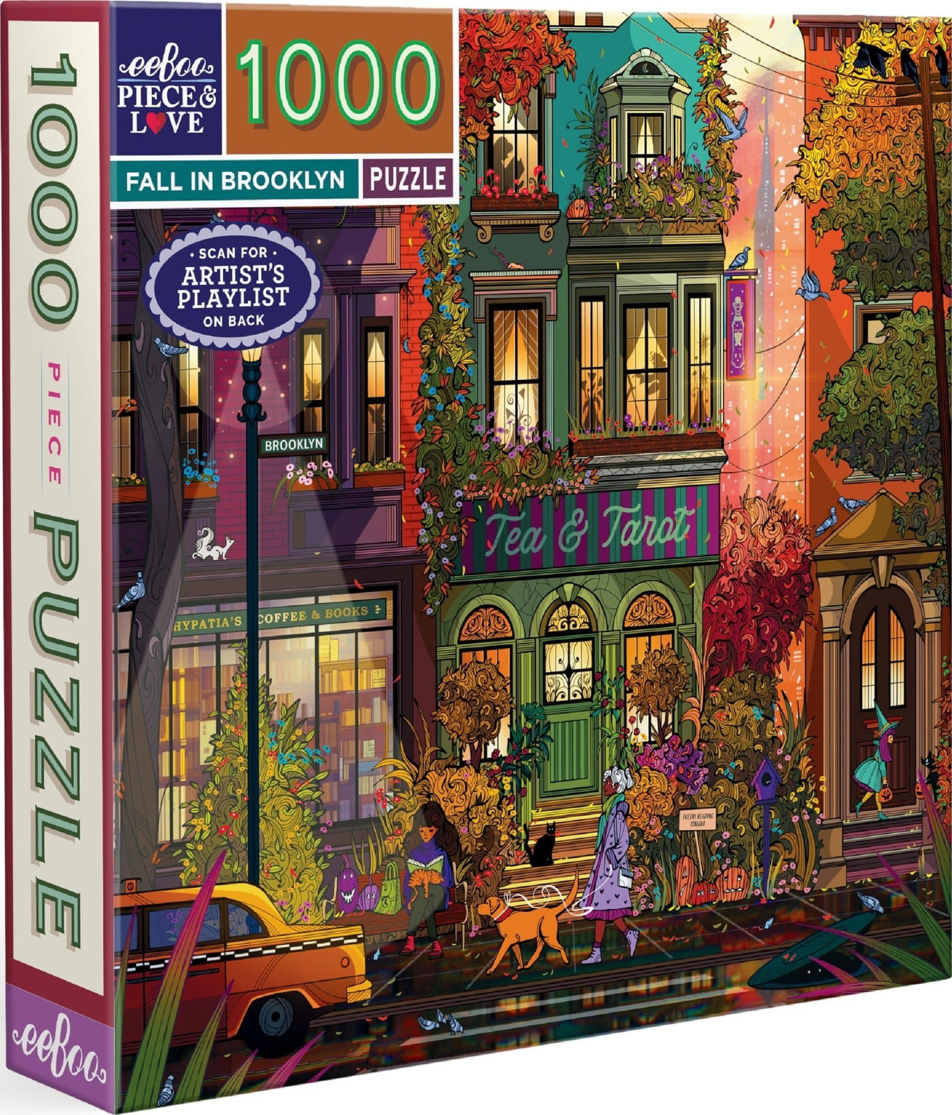 Eeboo Puzzel Herfst in Brooklyn 1000 stukjes