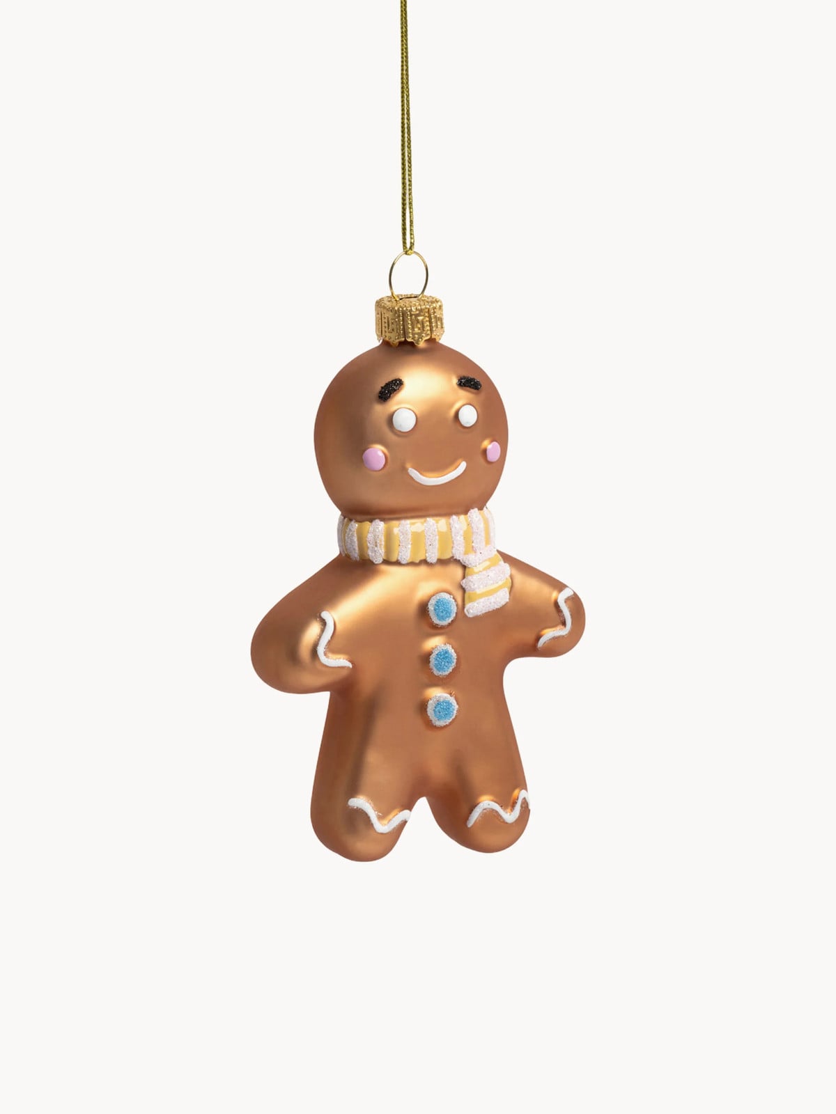 Handbeschilderd kerstornament Gingerbread