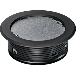 Hager LAR02KB9005 Leitungsauslass mit Blinddeckel für Bodenbelag Spannbereich >32mm tiefschwarz