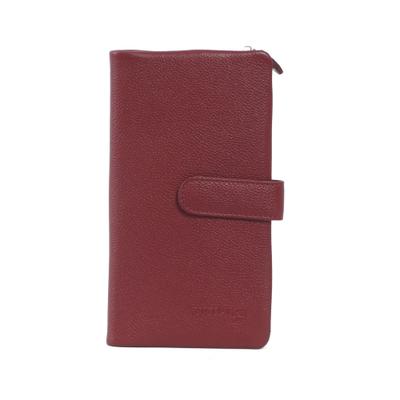 Geldbörse MARGELISCH "New York 3", Damen, rot (karminrot), Leder, Kleinlederwaren, aus LWG zertifiziertem Leder