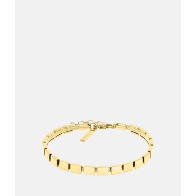 Edelstahlarmband LIEBESKIND BERLIN "Schmuck Geschenk Armkette Berlin Nights", gold (gelbgoldfarben), Armbänder, Damen, 21cm, Edelstahl, Edelstahlarmband