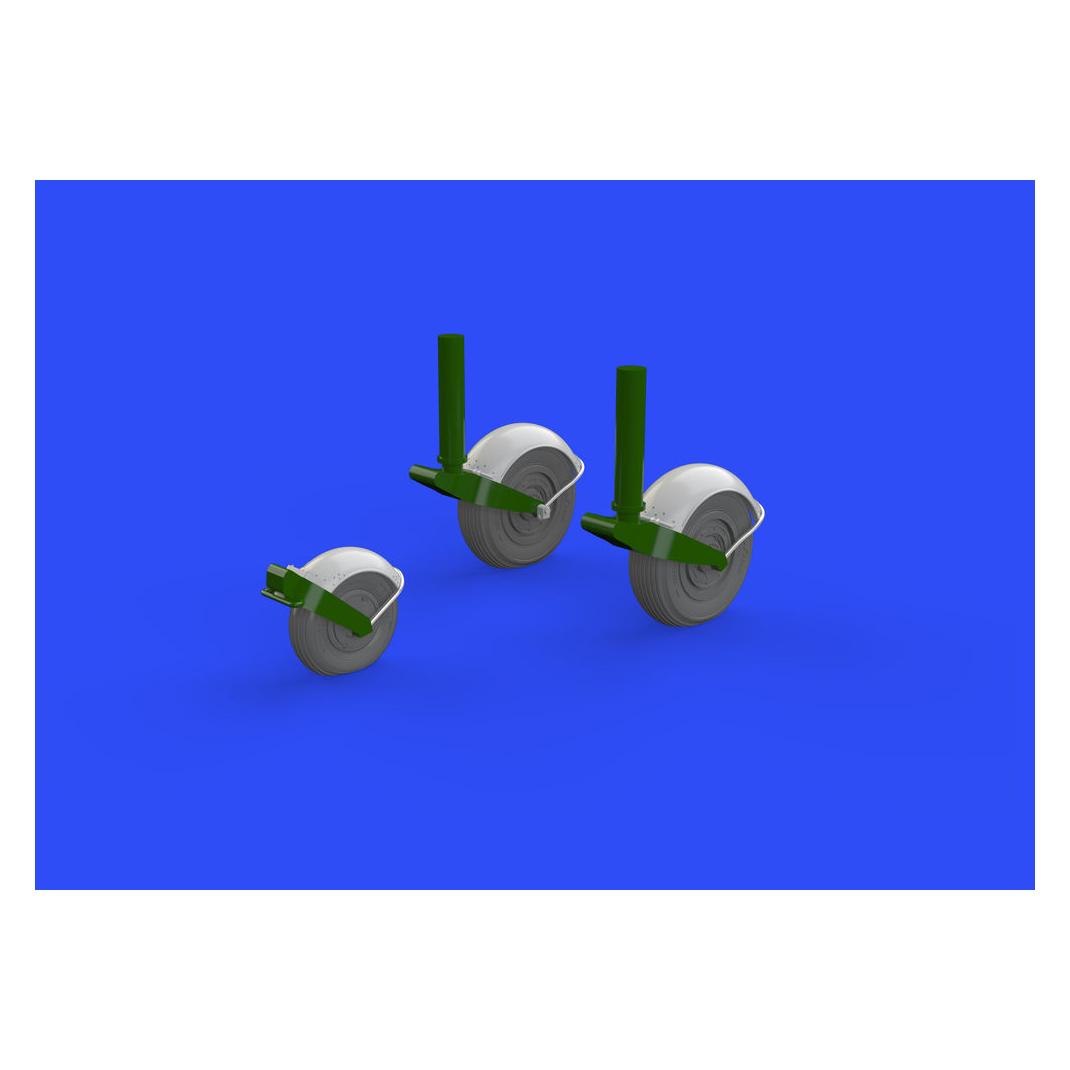 Eduard Meteor F.8 wheels for Airfix (648272)