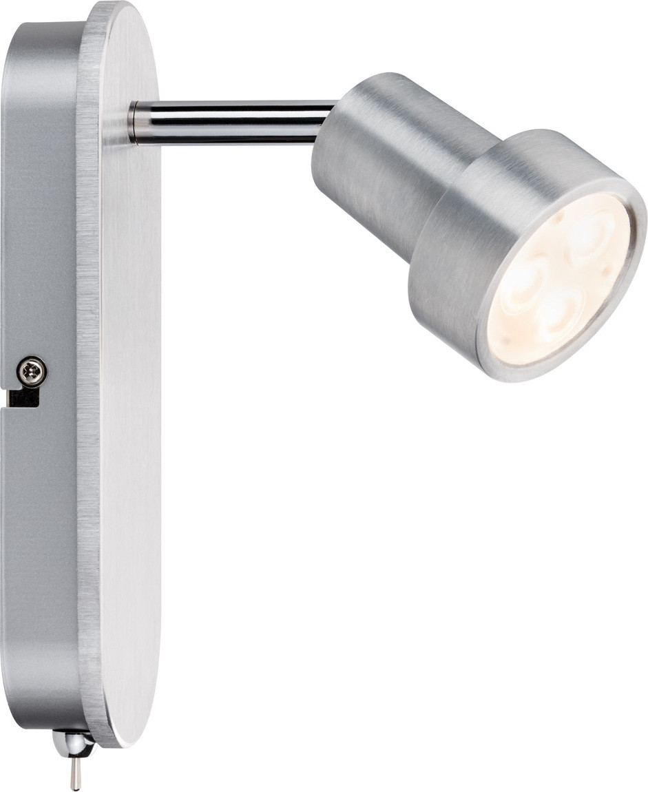Paulmann Arioso LED Spotlight Balklamp, Geborsteld Aluminium, Accentverlichting