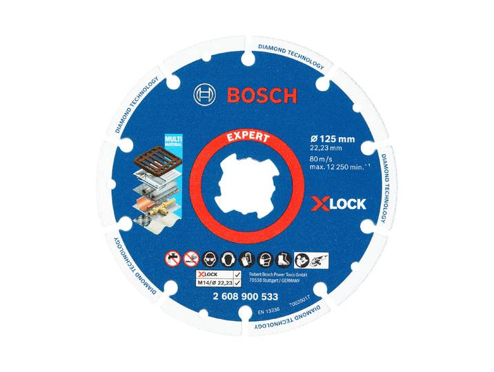 Bosch Diamant-Trennscheibe Expert Diamond Metal Wheel M14 XLock 125mm
