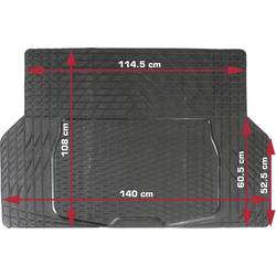 DINO 130026 Kofferraummatte Passend für Modell (Auto) Universal (L x B) 108 cm x 140 cm Schwarz