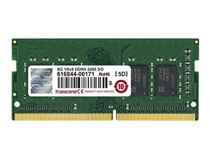 Transcend 8 GB DDR4 2400 Mhz SO-DIMM 1Rx8 1Gx8 CL17 1,2 V