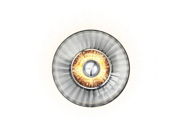 Design By Us Applique murale New Wave Optic Ø26 cm Fumé