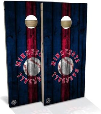 Skip's Garage Minnesota Baseball Outdoor Cornhole Board Set