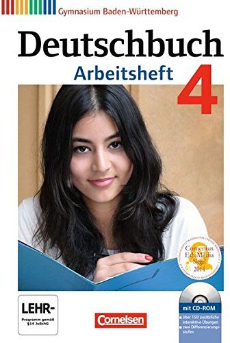 Fingerhut, Dr. Margret - Deutschbuch Gymnasium - Baden-Württemberg - Neubearbeitung: Band 4: 8. Schuljahr - Arbeitsheft mit Lösungen und Übungs-CD-ROM - Preis vom 07.10.2026 11:45:10 h