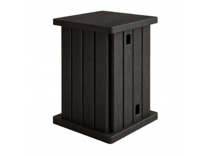 YDHFCD Vielseitiges Holz-Stapelhocker-Set mit Lenkrollen Stapelbares Design für platzsparende Lagerung, 360-Grad-Rollen, Massivholz(Style 3 33x46cm)