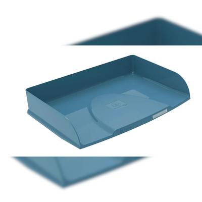 Exacompta 10570D 6x Briefablage Querformat Combo Styli, Kollektion AutentiK - Blaugrau