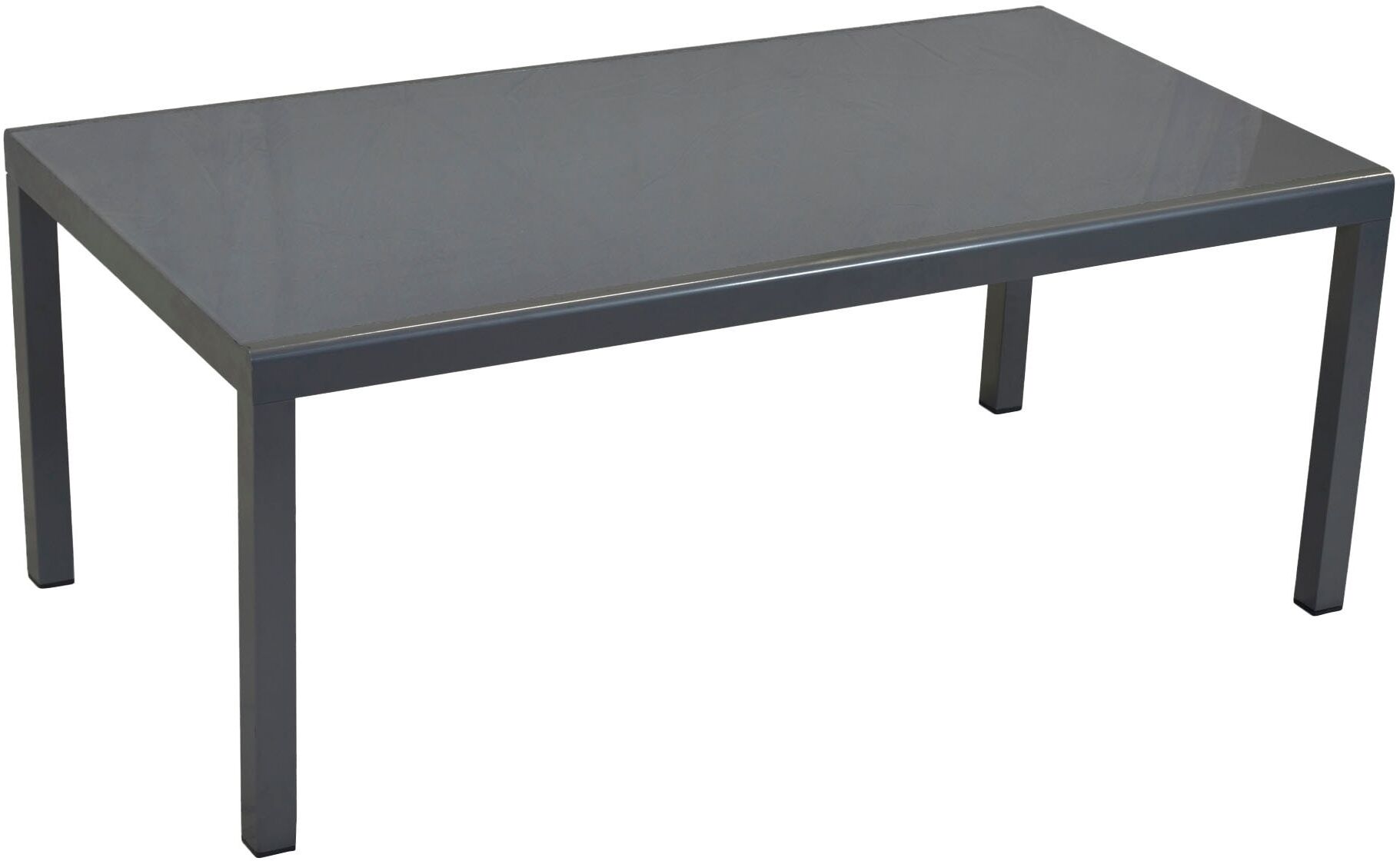 Gartentisch MERXX, grau (graphit, graphit, grau), B:190cm H:75,5cm T:100cm, Tische, Gartentisch, BxTxH: 190x100x75,5 cm