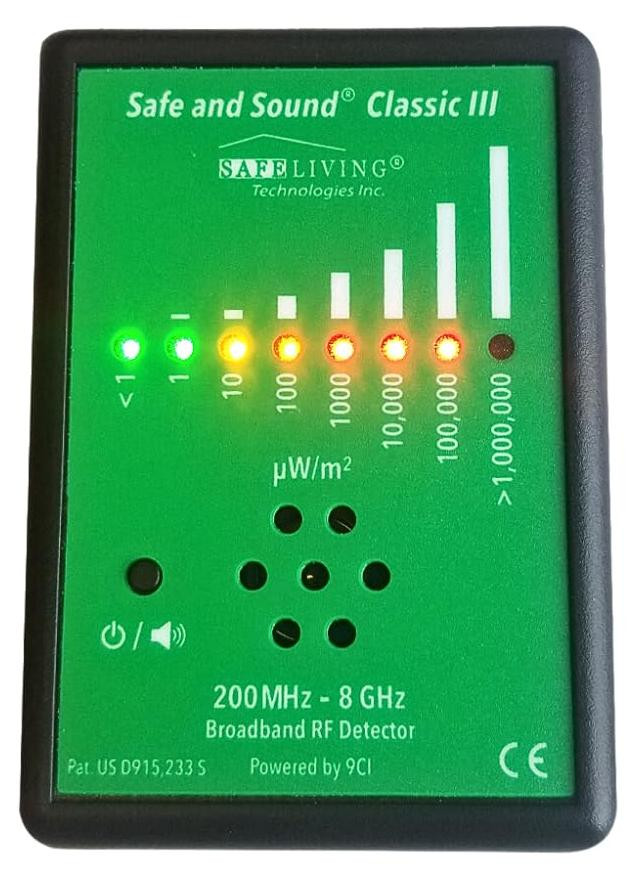 Selius Safe and Sound Classic III HF-Detector - EMF-meetapparaat voor het meten van elektromagnetische straling